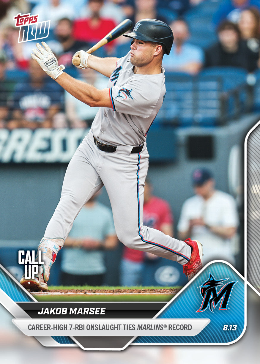 Jakob Marsee - 2025 MLB Topps NOW® - Card 556 - PR: 963