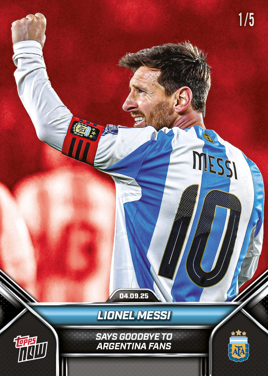 Lionel Messi - 2024-25 Argentina Topps NOW® - Card 2 - PR: 34982
