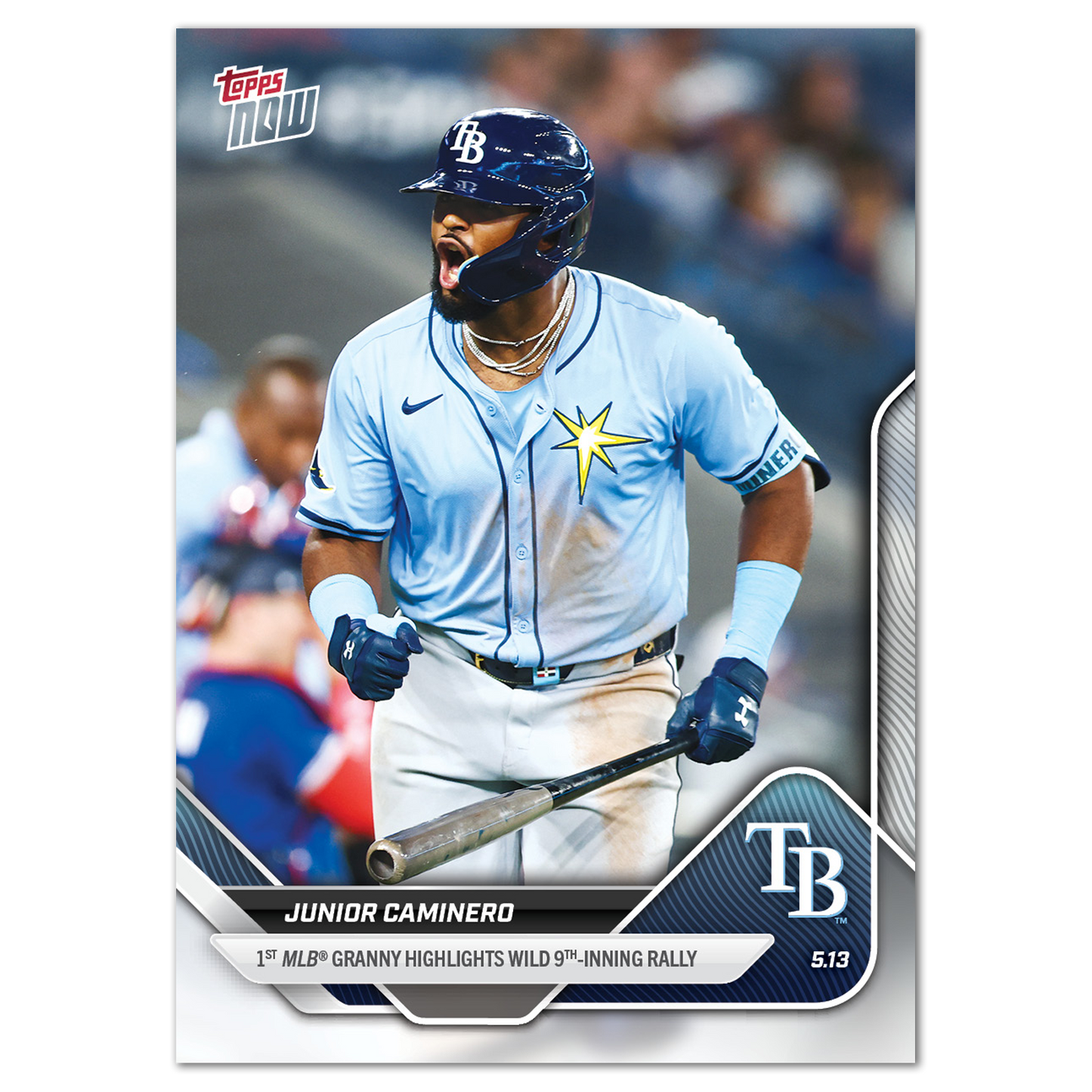 Junior Caminero - 2025 MLB Topps NOW® - Card 172 - PR: 300