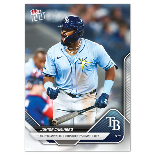 Junior Caminero - 2025 MLB Topps NOW® - Card 172 - PR: 300