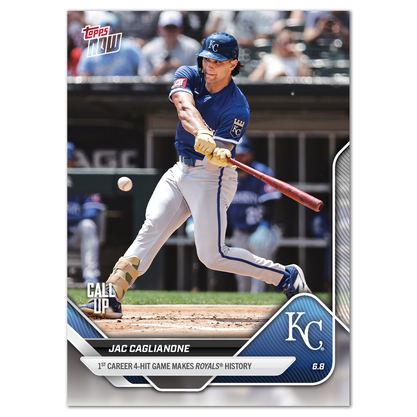 Jac Caglianone - 2025 MLB Topps NOW® - Card 275 - PR: 6012