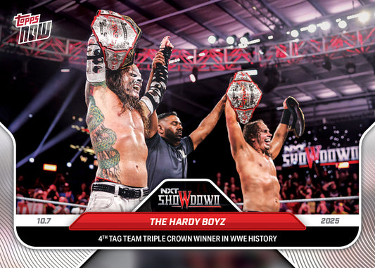 The Hardy Boyz - 2025 WWE Topps NOW® - Card 102 - PR: 1242