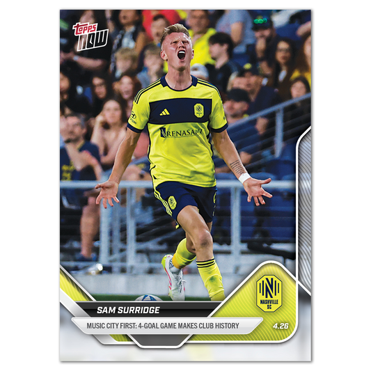 Sam Surridge - 2025 MLS Topps NOW® - Card 33 - PR: 197