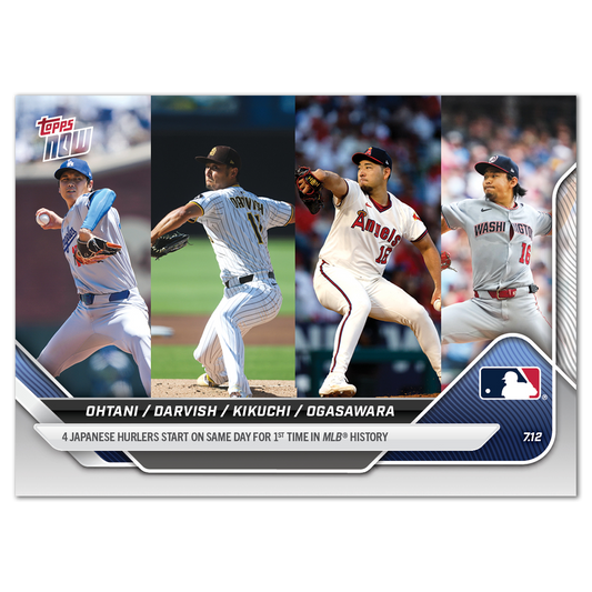 Shohei Ohtani / Yu Darvish / Yusei Kikuchi / Shinnosuke Ogasawara - 2025 MLB Topps NOW® - Card 421 - PR: 4729