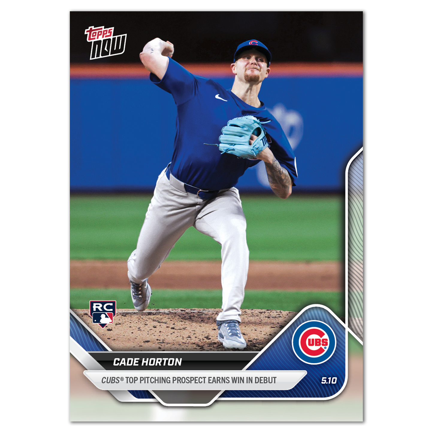 Cade Horton - 2025 MLB Topps NOW® - Card 162 - PR: 1591