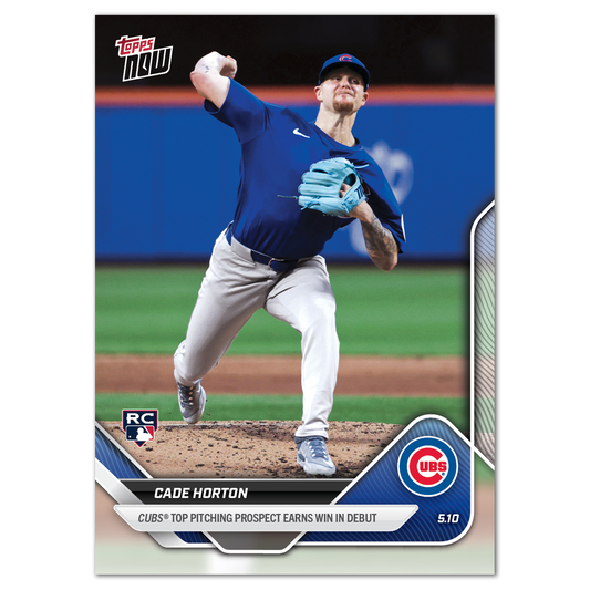Cade Horton - 2025 MLB Topps NOW® - Card 162 - PR: 1591