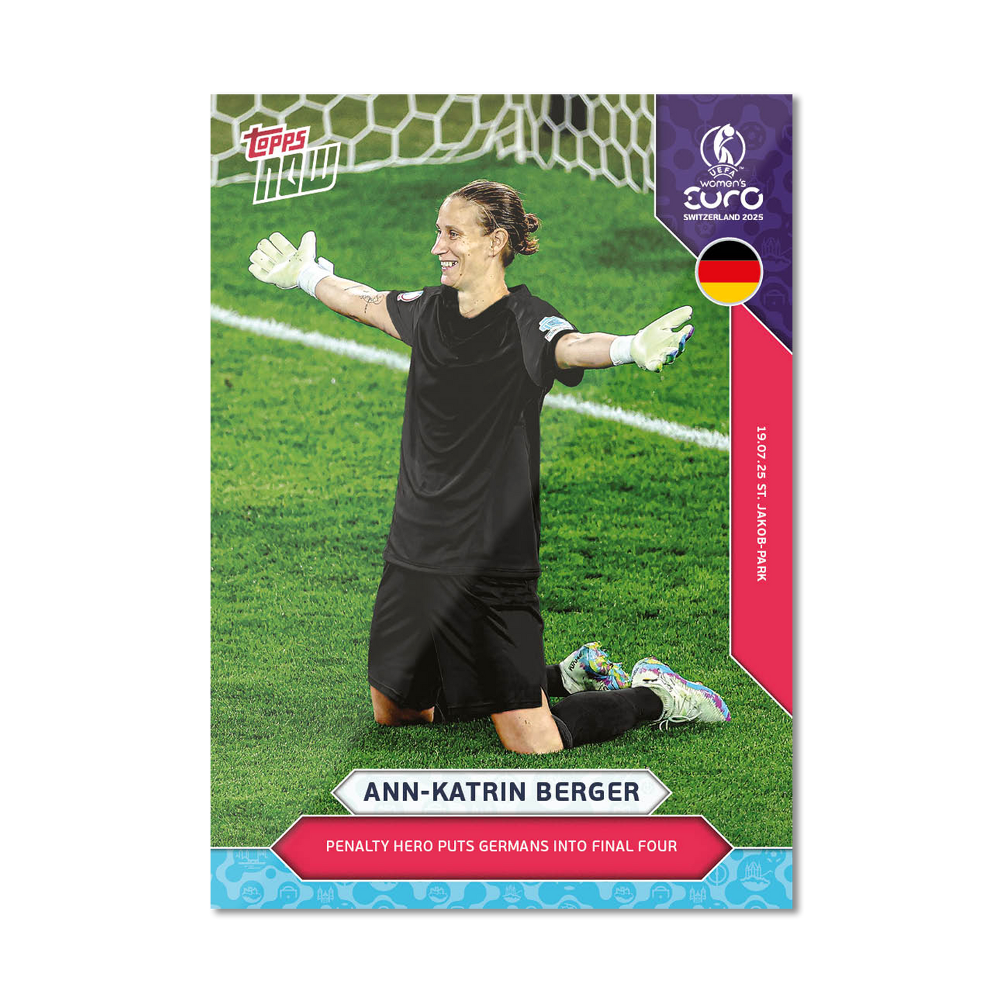 Ann-Katrin Berger - UEFA Women’s EURO 2025™ Topps NOW®  - Card 24 - PR: 234