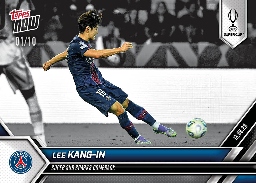 Lee Kang-in - 2025-26 UCL Topps NOW® Card 4 - PR: 645