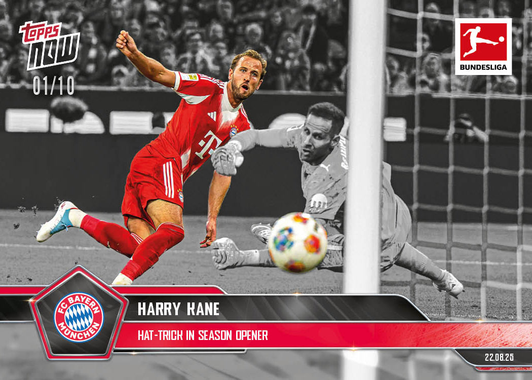 Harry Kane - 2025-26 Bundesliga Topps NOW® Card 4 - PR: 424