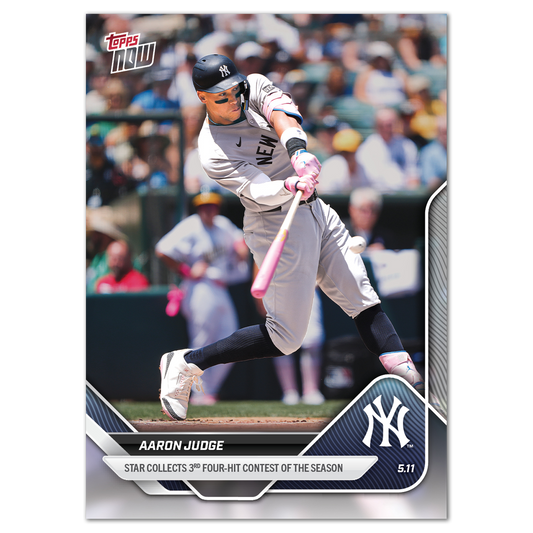 Aaron Judge - 2025 MLB Topps NOW® - Card 169 - PR: 1600