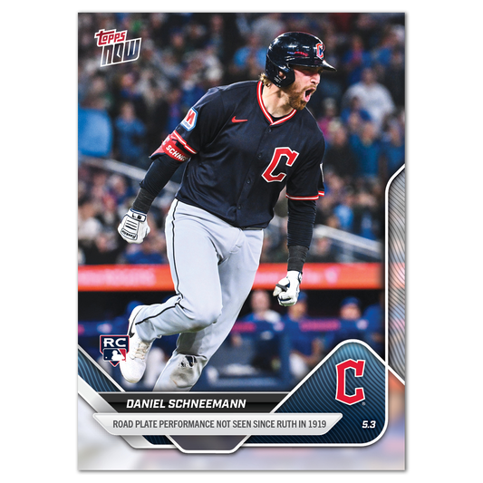 Daniel Schneemann - 2025 MLB Topps NOW® - Card 134 - PR: 758