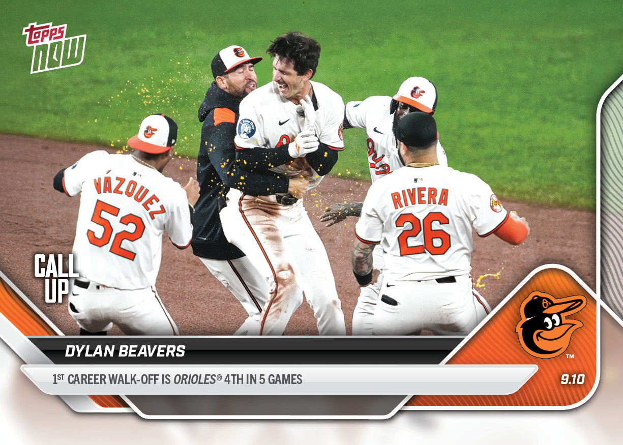 Dylan Beavers - 2025 MLB Topps NOW® - Card 688 - PR: 969