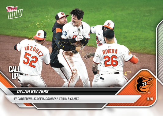 Dylan Beavers - 2025 MLB Topps NOW® - Card 688 - PR: 969