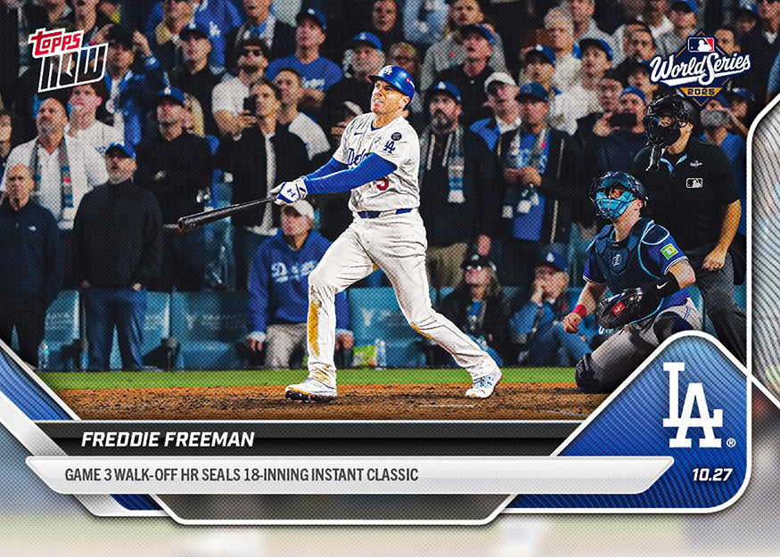 Freddie Freeman - 2025 MLB Topps NOW® - Card 908 - PR: 28156