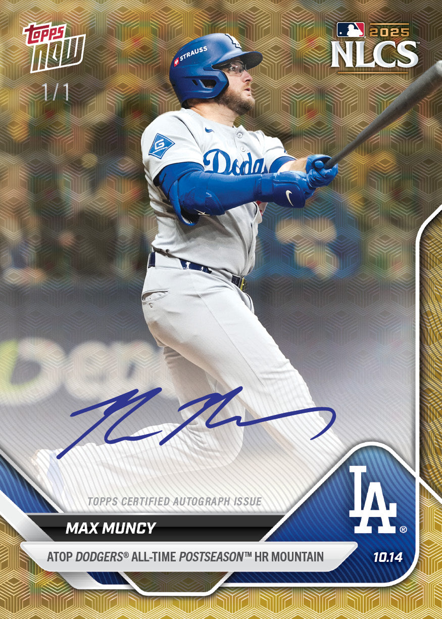 Max Muncy - 2025 MLB Topps NOW® - Card 868 - PR: 2289