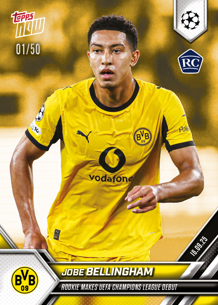 Jobe Bellingham - 2025-26 UCL Topps NOW® Card 12 - PR: 1460