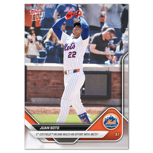 Juan Soto - 2025 MLB Topps NOW® - Card 126 - PR: 1223
