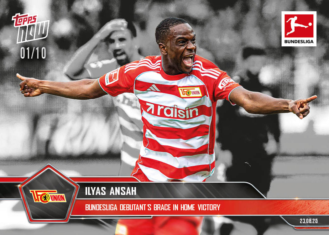Ilyas Ansah - 2025-26 Bundesliga Topps NOW® - Card 8 - PR: 125