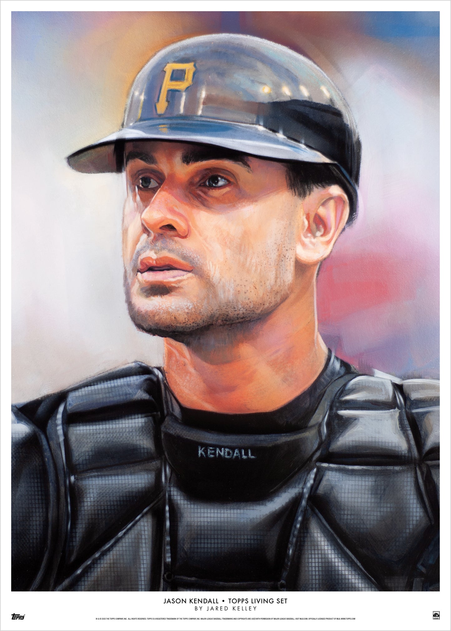 Topps Living Set Fine Art Print #857 - Jason Kendall