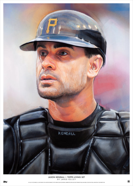 Topps Living Set Fine Art Print #857 - Jason Kendall