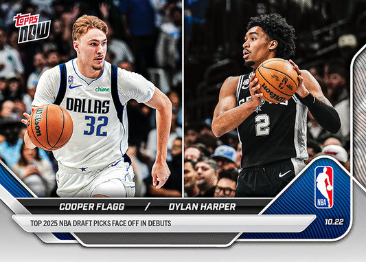 Cooper Flagg/Dylan Harper - 2025-26 NBA Topps NOW® - Card 8 - PR: 7178