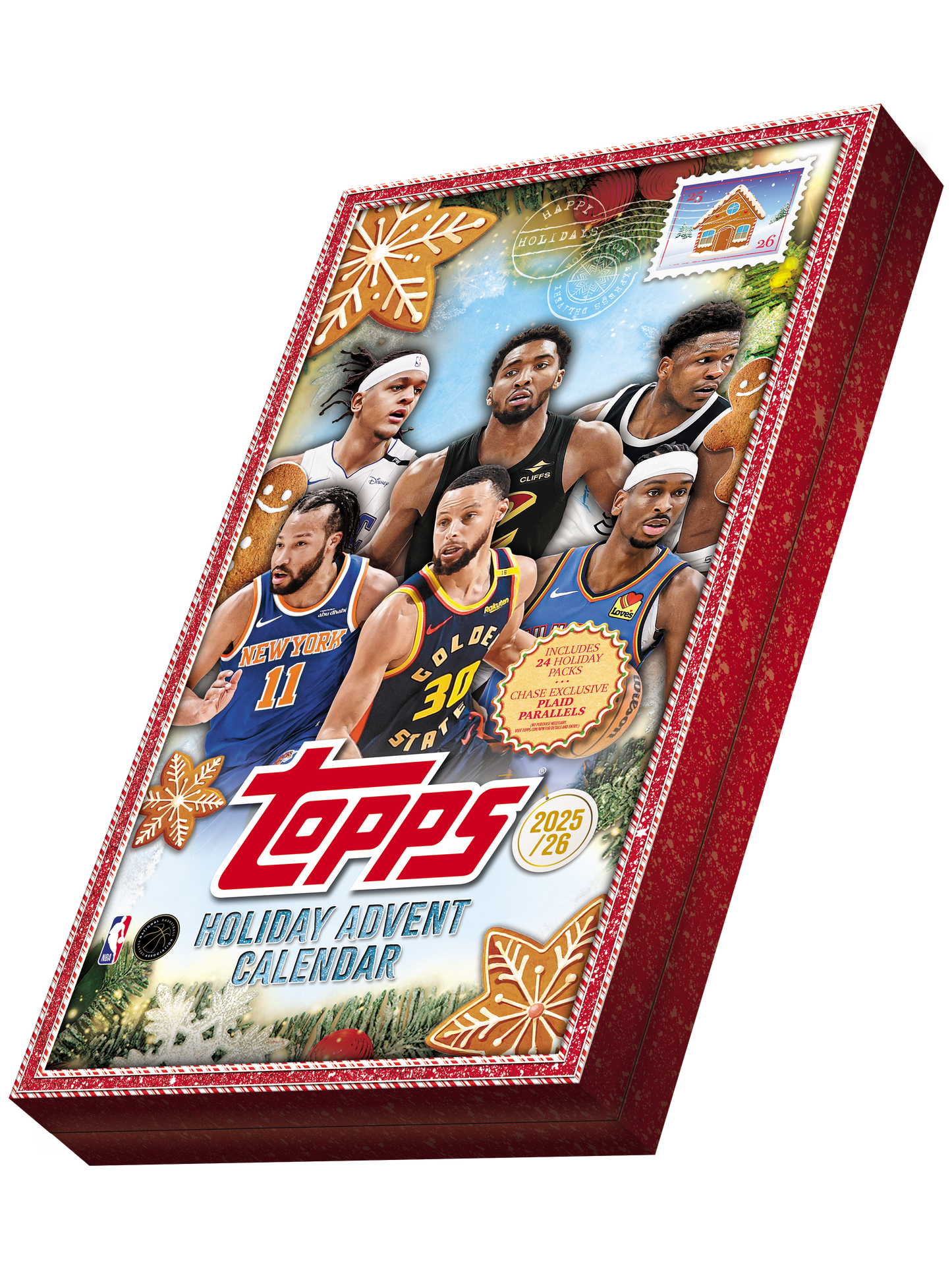 2025/26 Topps Holiday Basketball - Countdown Calendar
