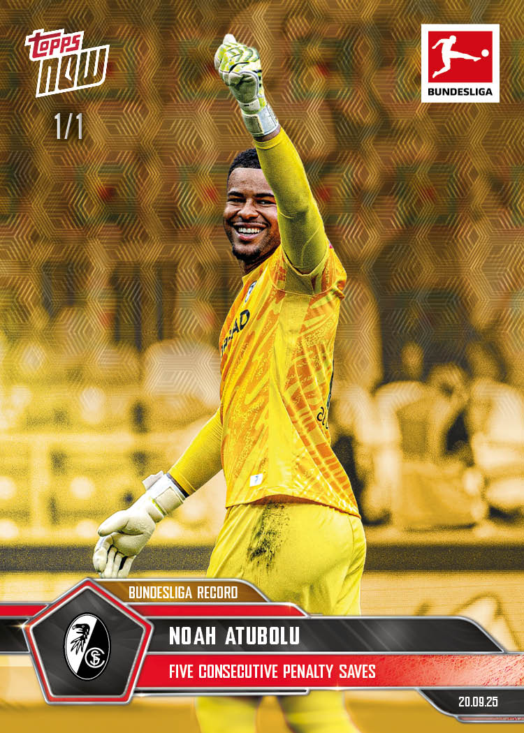 Noah Atubolu - 2025-26 Bundesliga Topps NOW® - Card 28 - PR: 187