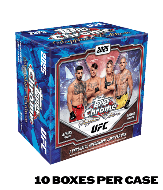 2025 Topps Chrome® UFC - Sapphire Edition - Hobby Box - Sealed Case