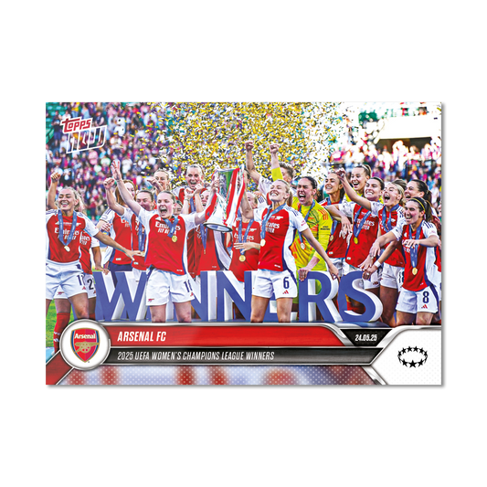 Arsenal FC - 2024-25 UWCL Topps NOW® - Card 27 - PR: 1586
