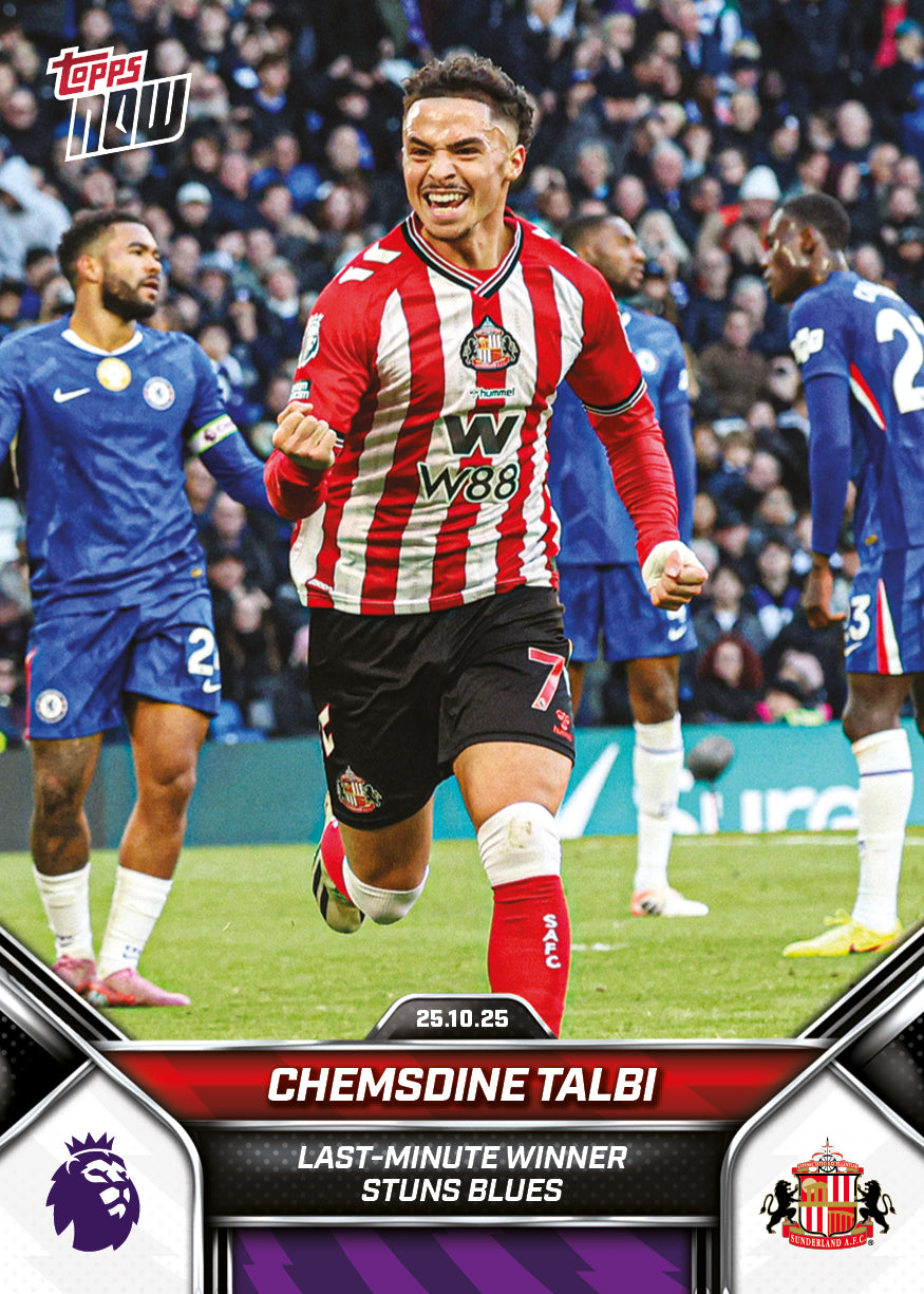 Chemsdine Talbi  - 2025-26 Premier League Topps NOW® - Card 42