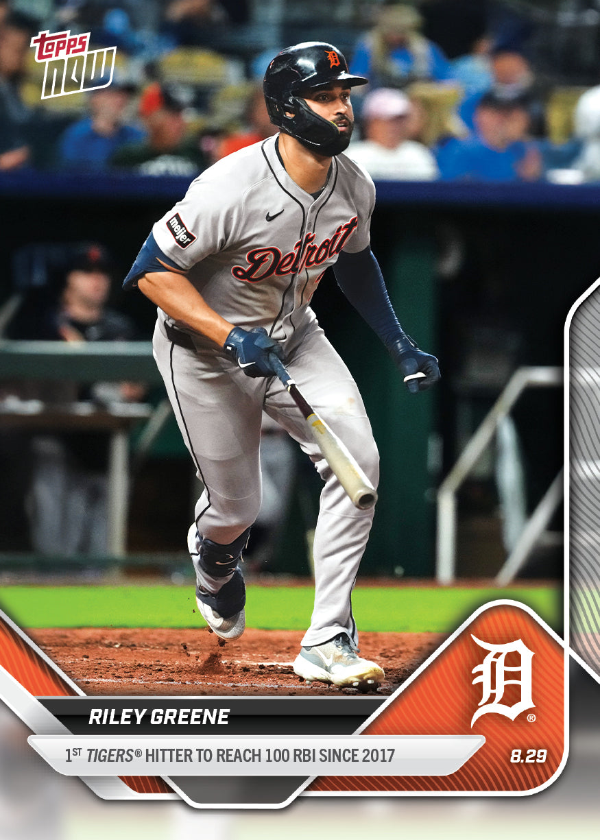 Riley Greene - 2025 MLB Topps NOW® - Card 630 - PR: 764