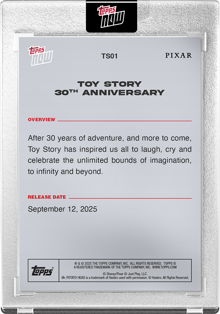 2025 Disney Topps NOW® Toy Story 30th Anniversary - PR: 14075
