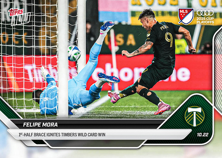 Felipe Mora - 2025 MLS Topps NOW® - Card 119 - PR: 121