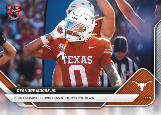 DeAndre Moore Jr. - 2025-26 Bowman U NOW® Football - Card 27 - PR: 266