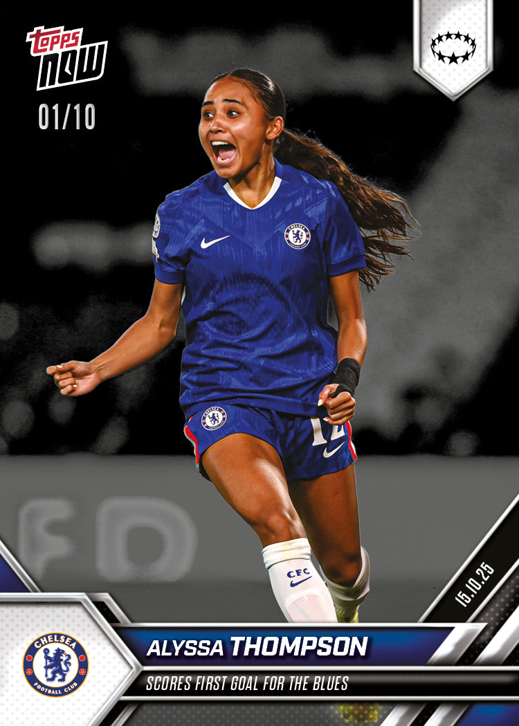 Alyssa Thompson - 2025-26 UWCL Topps NOW® - Card 3 - PR: 632