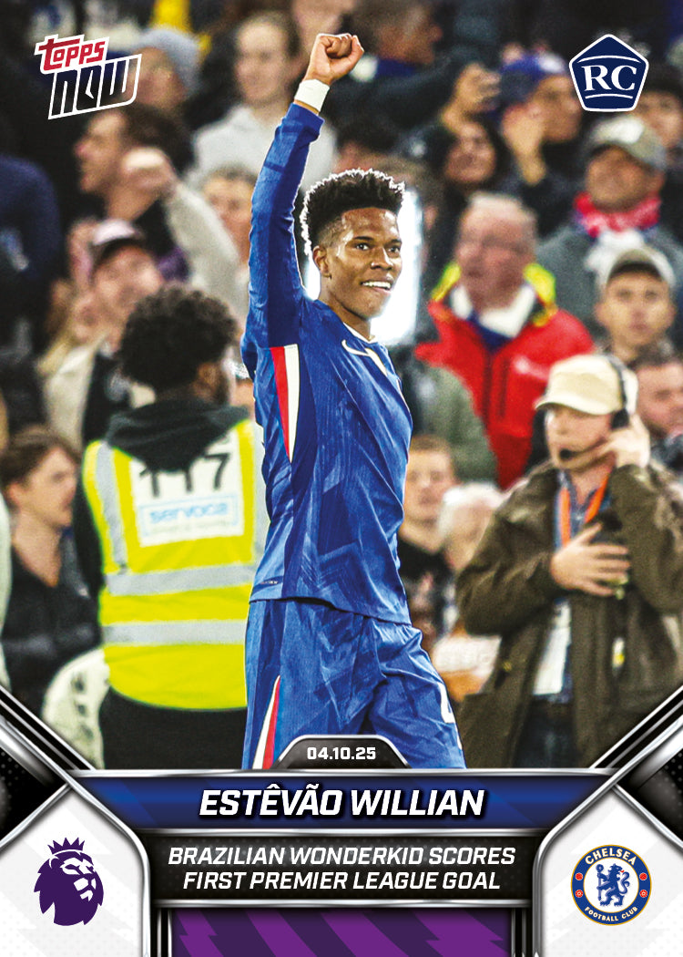 Estêvão Willian - 2025-26 Premier League Topps NOW® - Card 32 - PR: 5404