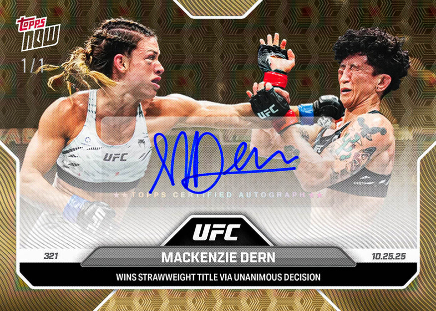 Mackenzie Dern - 2025 UFC Topps NOW® - Card 36 - PR: 966