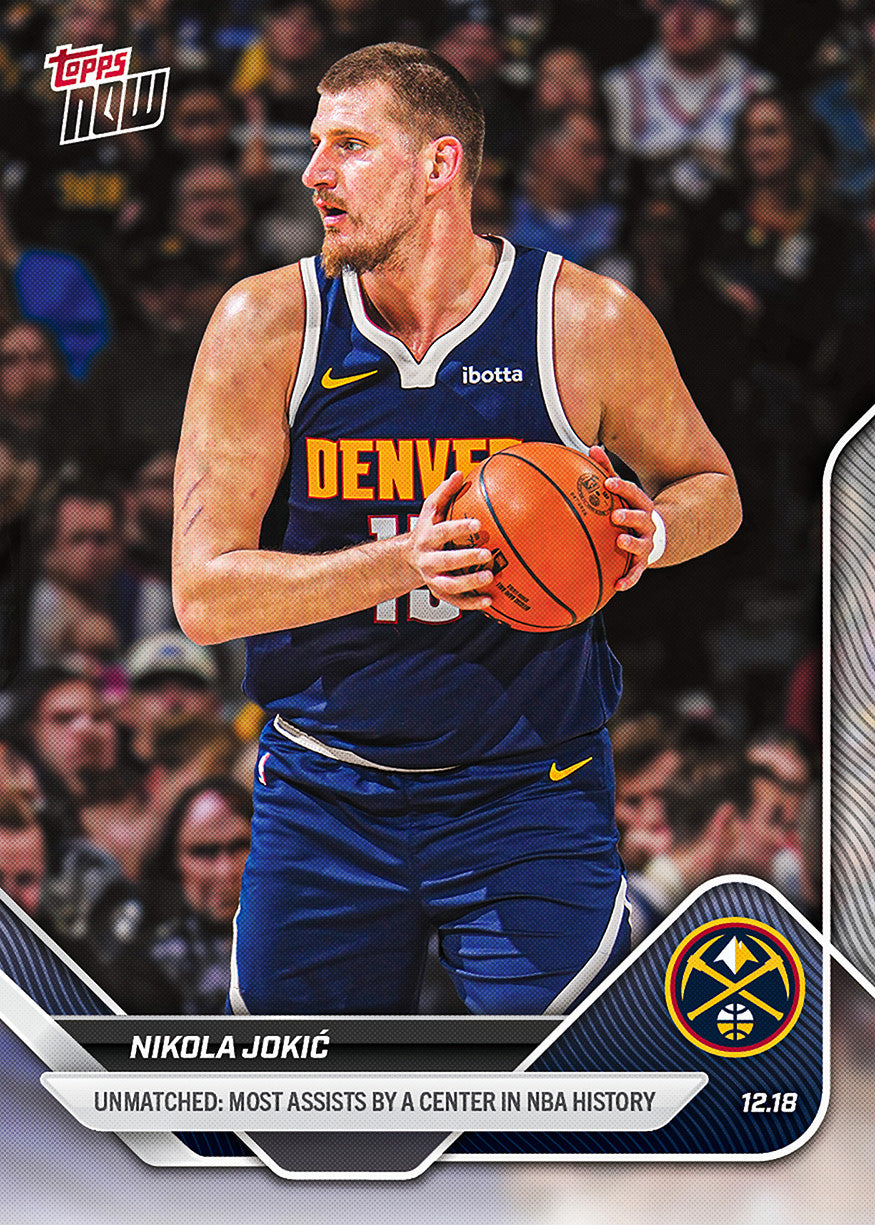 Nikola Jokić - 2025-26 NBA Topps NOW® - Card 90 - PR: 1120