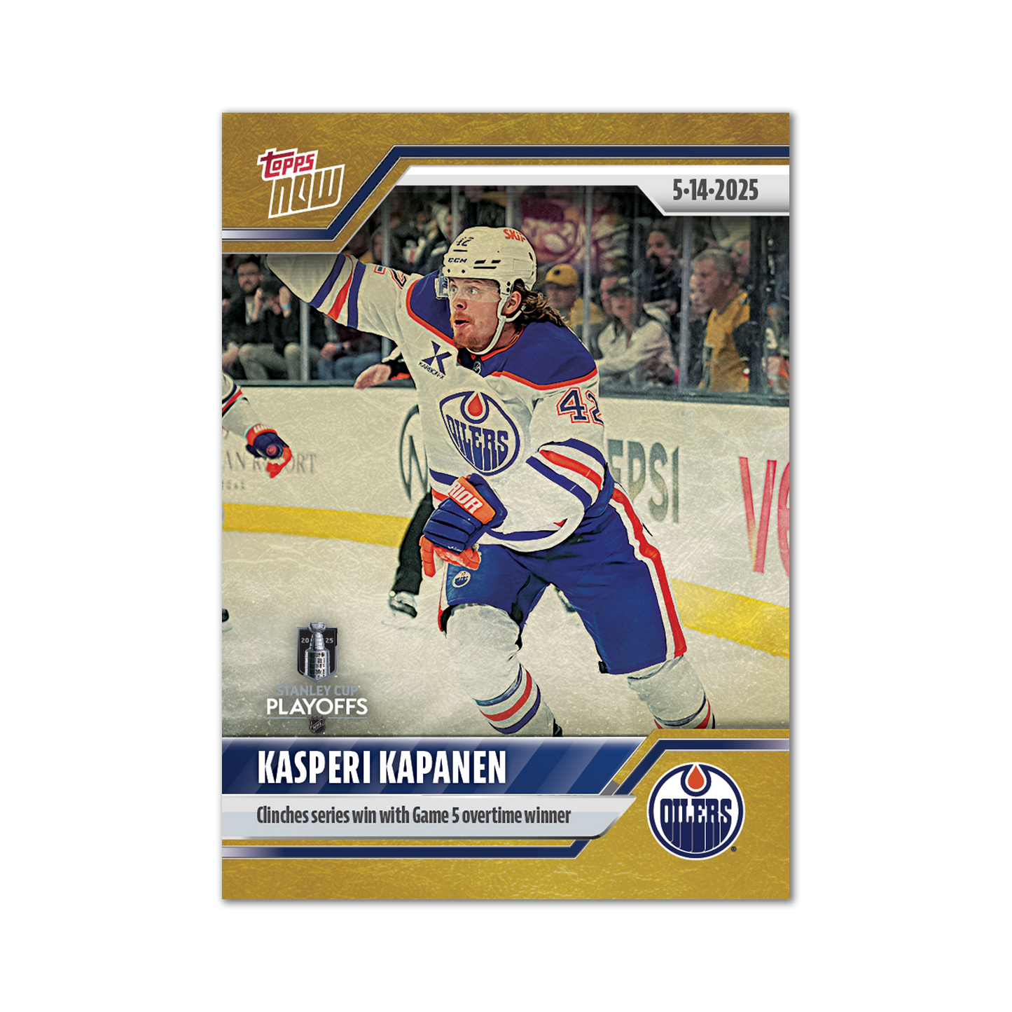 Kasperi Kapanen - 2024-25 NHL Topps NOW® - Sticker # 184 Pack - PR: 130