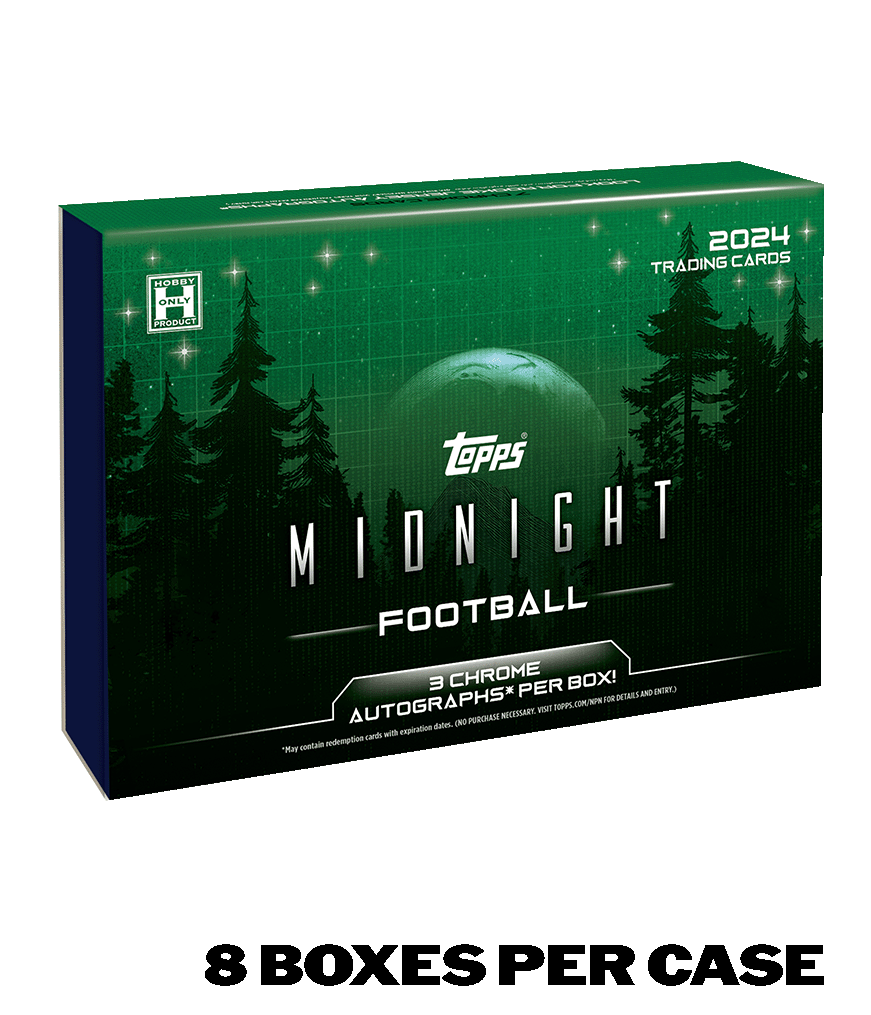 2024 Topps Midnight Football - Hobby Box - Sealed Case - Pre-Order