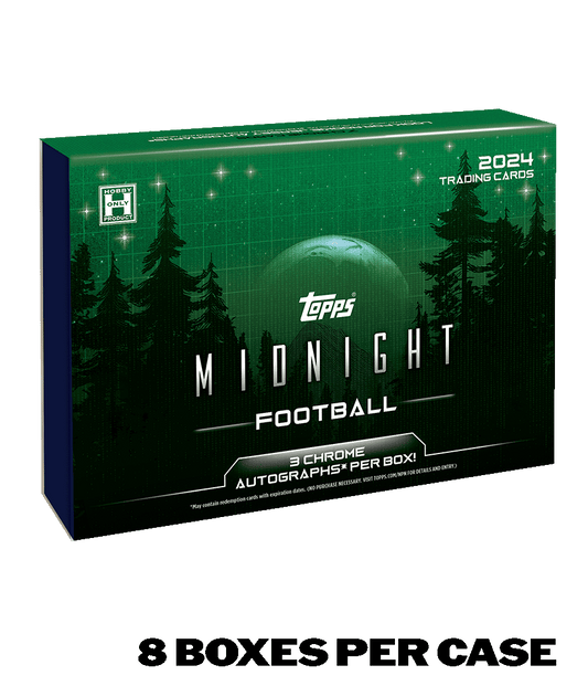 2024 Topps Midnight Football - Hobby Box - Sealed Case - Pre-Order