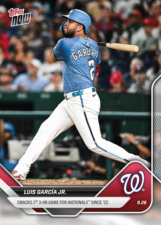 Luis García Jr. - 2025 MLB Topps NOW® - Card 778 - PR: 442