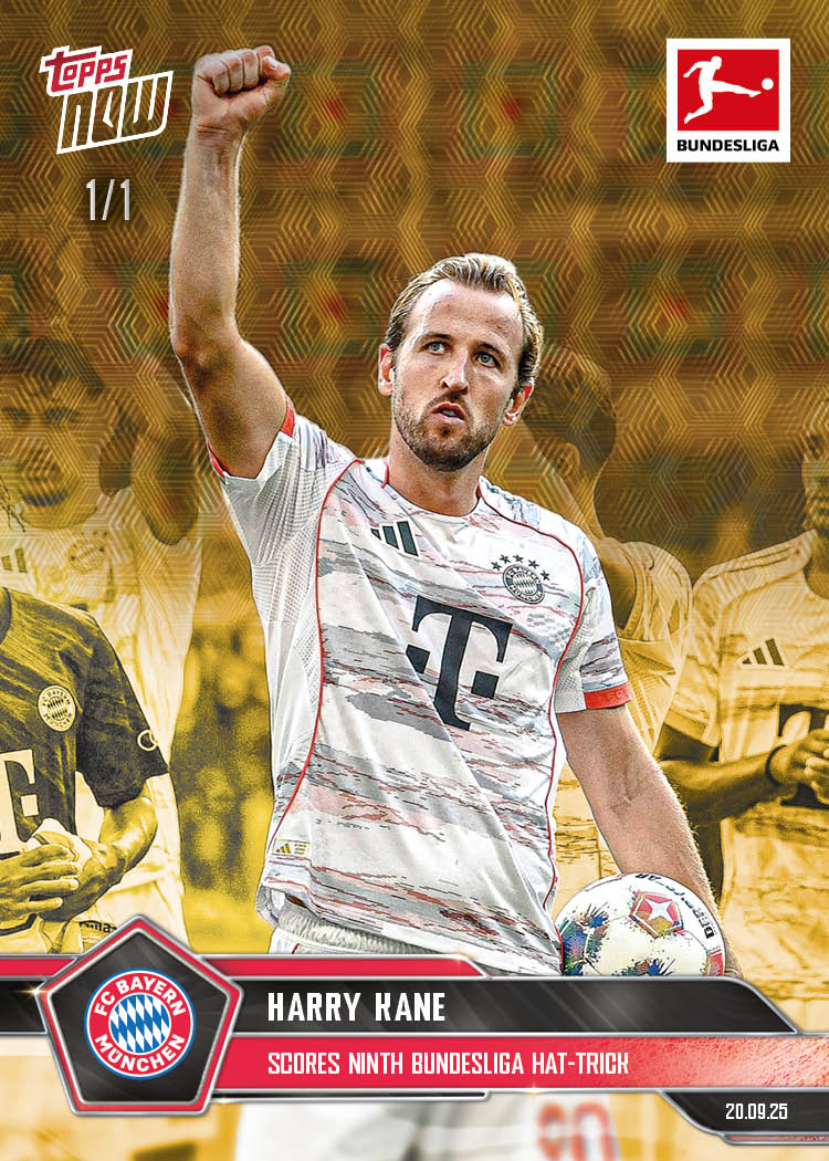 Harry Kane - 2025-26 Bundesliga Topps NOW® - Card 27 - PR: 317