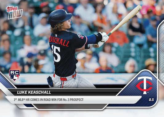 Luke Keaschall - 2025 MLB Topps NOW® - Card 518 - PR: 1488
