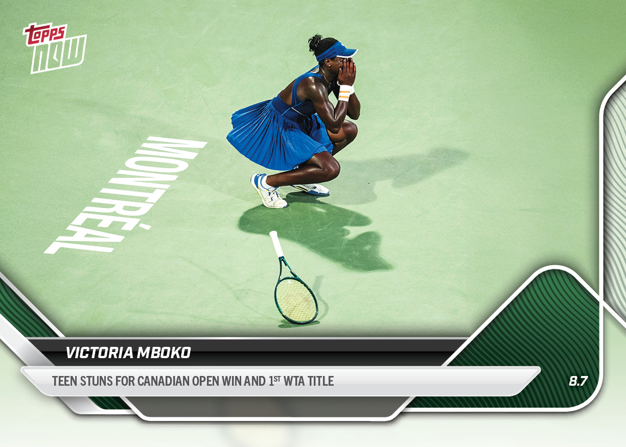 Victoria Mboko - 2025 Tennis Topps NOW® - Card COVM - LOOK FOR AUTOS - PR: 1671