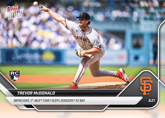 Trevor McDonald - 2025 MLB Topps NOW® - Card 747 - PR: 547