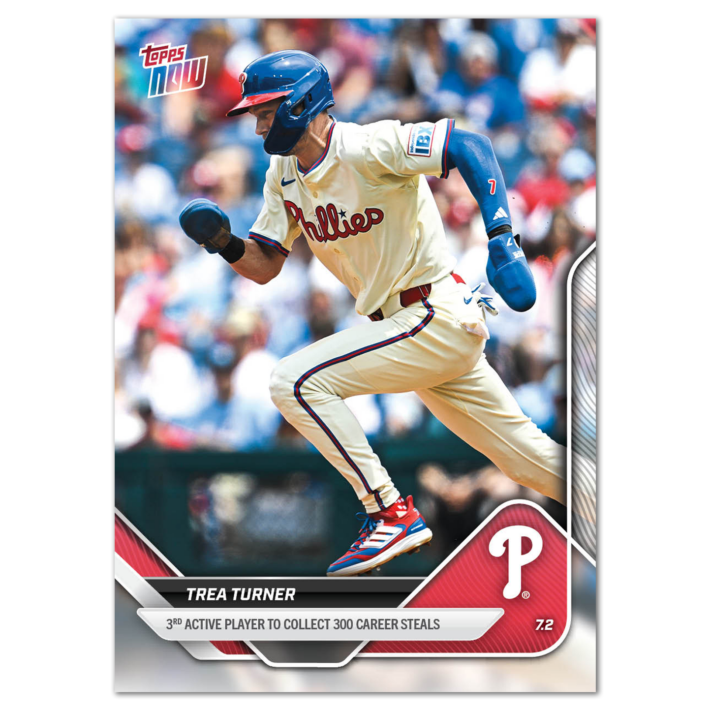 Trea Turner - 2025 MLB Topps NOW® - Card 376 - PR: 944