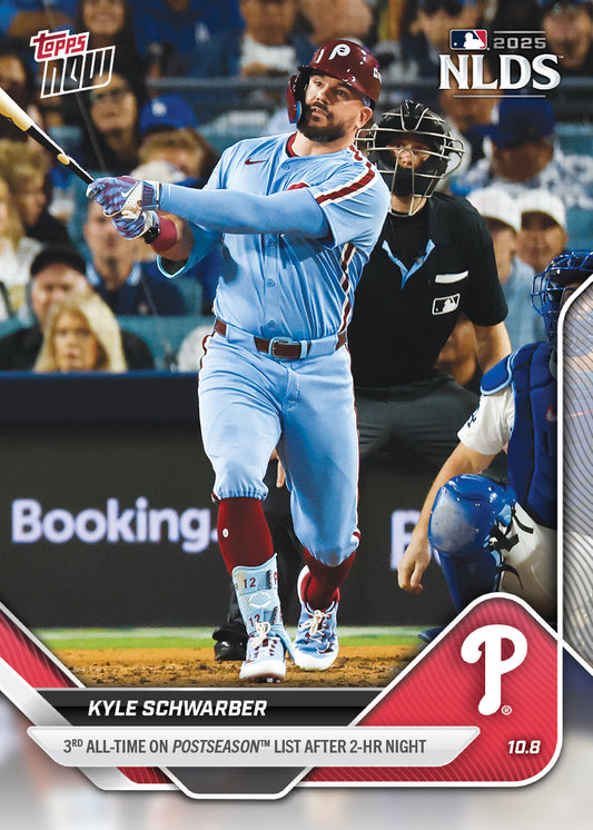 Kyle Schwarber - 2025 MLB Topps NOW® - Card 845 - PR: 1937