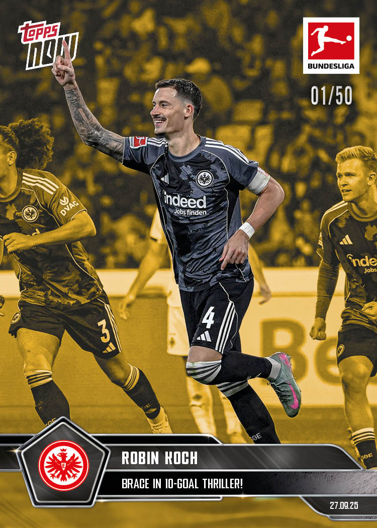 Robin Koch - 2025-26 Bundesliga Topps NOW® - Card 35 - PR: 157