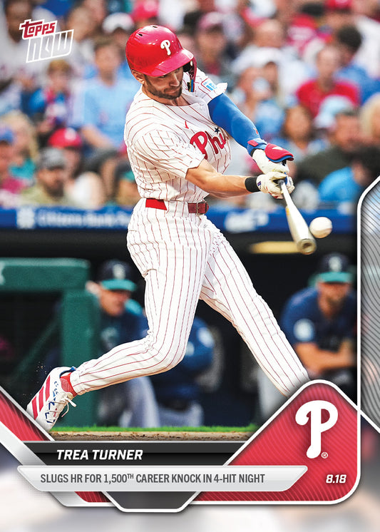 Trea Turner - 2025 MLB Topps NOW® - Card 571 - PR: 1431